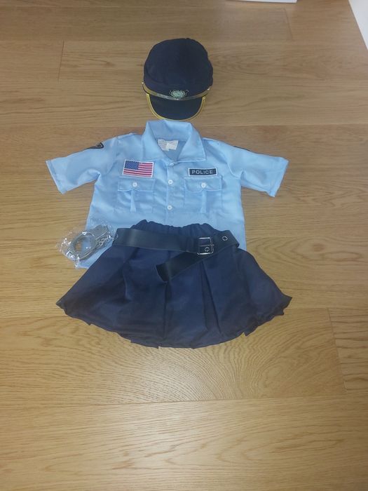 Strój policjantki 110 mundur kajdanki
