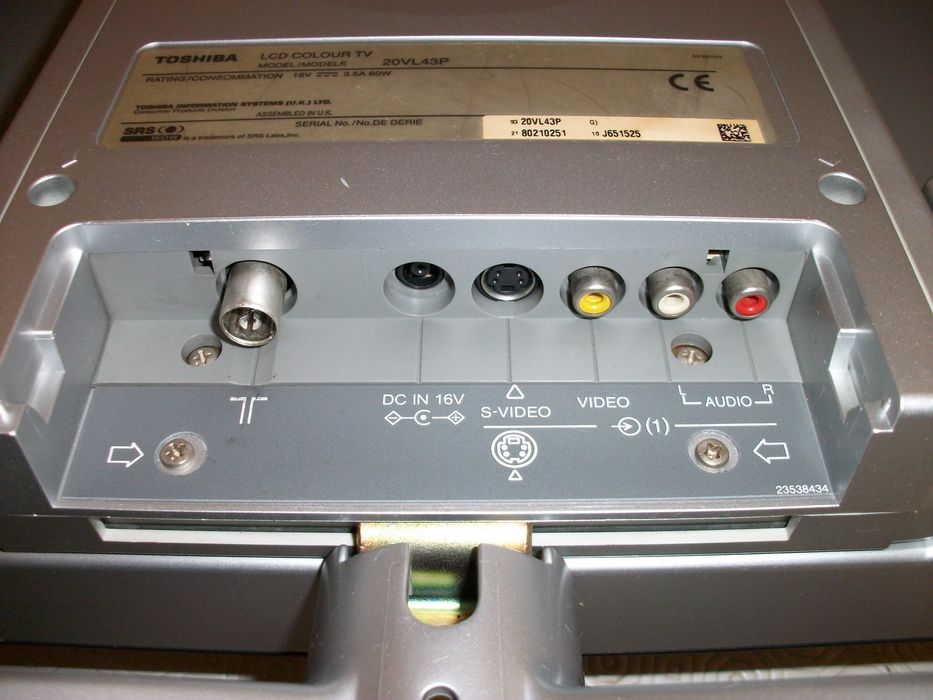 TV LCD Toshiba 20VL43U para Peças