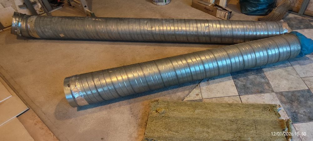 Rury, kształtki spiro 250. Rekuperacja