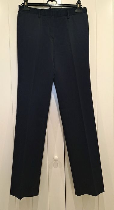 JIL SANDER – Satynowe Spodnie Premium Made in Italy r. M