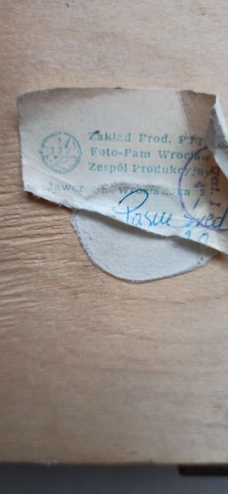Niciarka drewniana PRL na nici, szpule lub kosmetyki