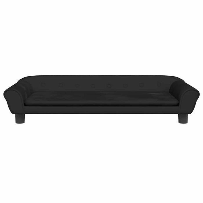 Vidaxl Legowisko Dla Psa, Czarne, 100X50X21 Cm, Aksamitne