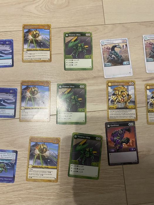 Karty Bakugan 34 karty