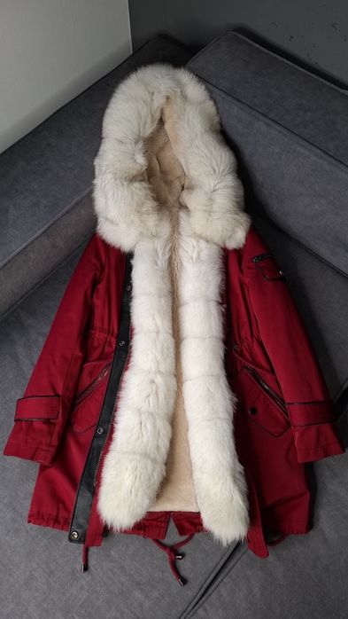Парка на натуральному хутрі