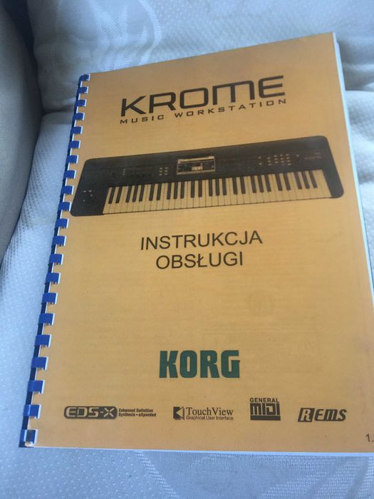 Korg Krome EX IDEAŁ, Instukcja PL !