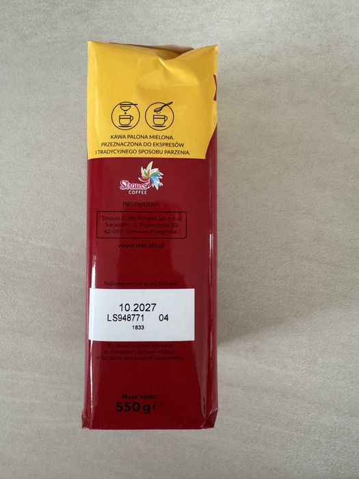 Kawa mielona MK Cafe Premium 550 g
