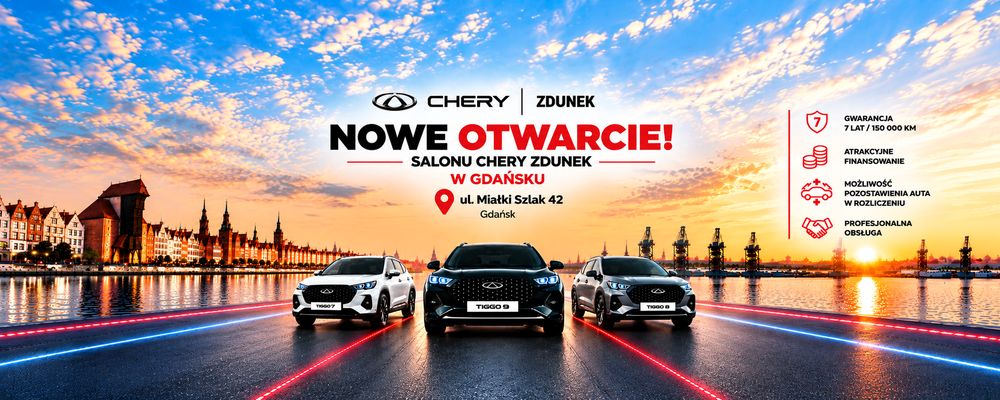 Chery Zdunek Gdańsk top banner