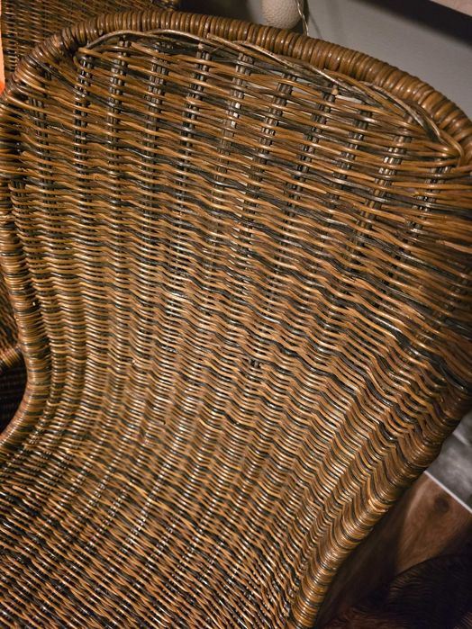 Krzesło/fotel naturalny rattan 4 sztuki *rezerwacja*