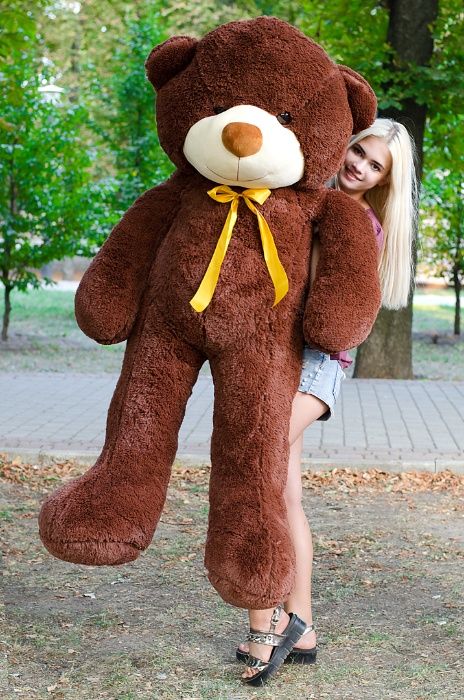 Великий плюшевий ведмедик Бублик 200 см