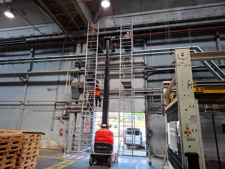 Wynajem rusztowanie aluminiowe jezdne KRAUSE PRO - TEC - najtaniej