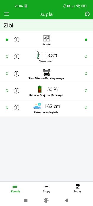 Czujnik zajętości miejsc parkingowych Lora Supla MQTT