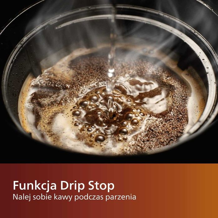 Philips Café Gaia Ekspres przelewowy do kawy,1,2 l Dzbanek termiczny