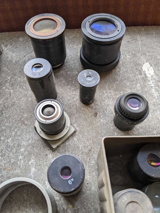 Комплектуючі до мікроскопів МБС-1, МБС-9, МЕТАМ Р-1, ММУ - 3У4.2