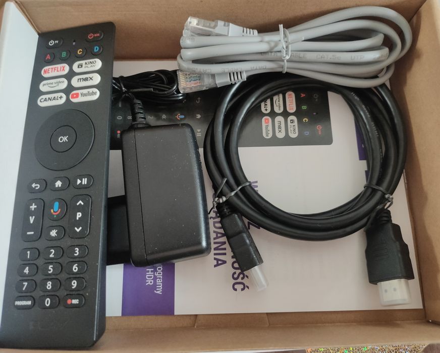 Dekoder Play BOX TV 4K ver.4 - okrągły