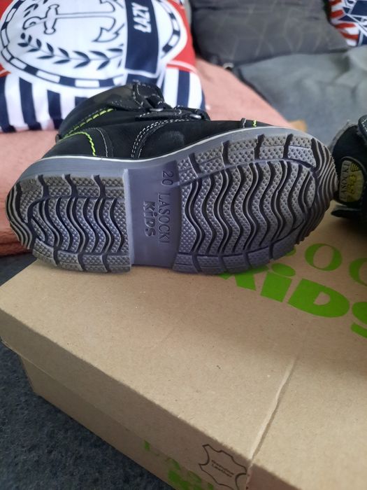 Buty zimowe ze skóry Lasocki r.20