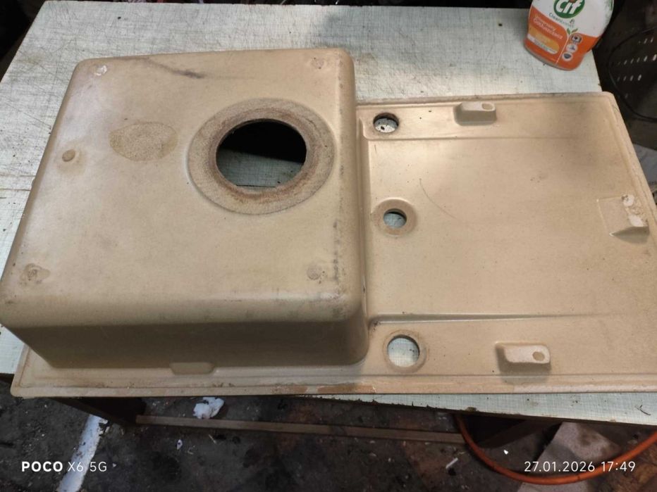 Zlew 1 komorowy do pomieszczenia gospodarczego