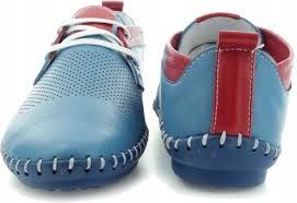 Mega Wyprzedaż BUTY MĘSKIE SKÓRZANE Lanqier Model 38A423