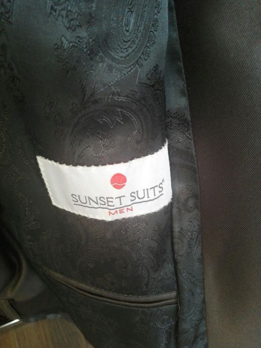 Garnitur sunset suits idealny wesele chrzest komunia 176 /104/90