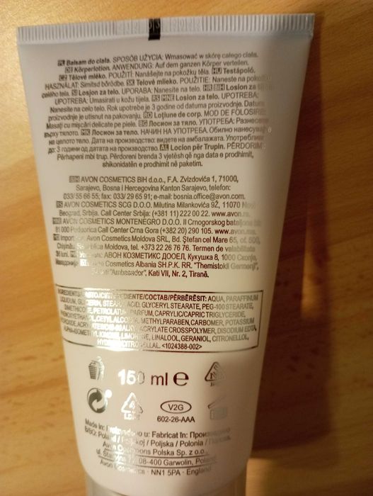 Avon Balsam do ciała Perceive 150 ml