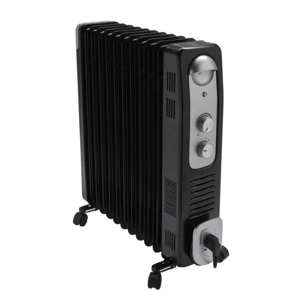 Aquecedor de óleo Equation com tampa traseira 2900W Turbo preto