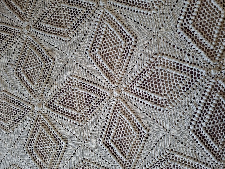 Colcha em croche 250 x 230cm