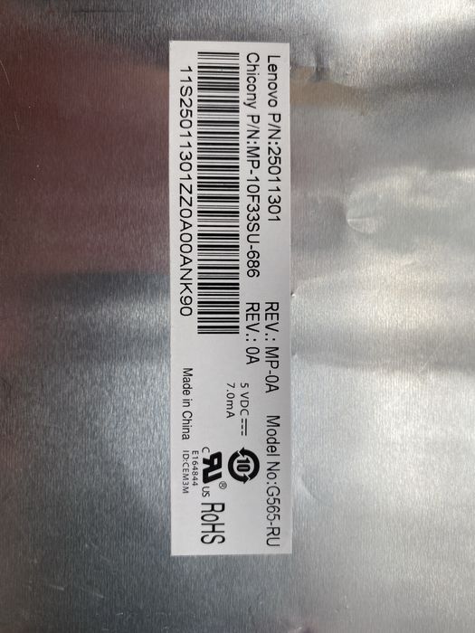 Клавиатура Lenovo G565 кнопки клавиши клавіатура кнопки