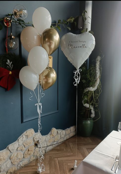 Balony z helem dekoracje przyjęć balonboxy