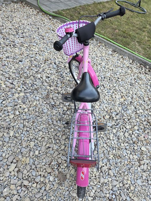 Rower Puky 18" rozowy dla dziewczynki, seria Prinzessin Lillifee.