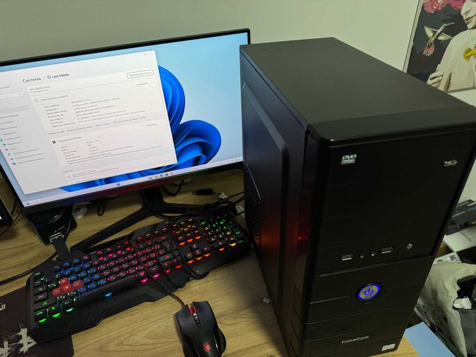 Ігровий ПК для ігор та навчання i3-9100/16 GB/Intel HD630 3GB/SSD 500G