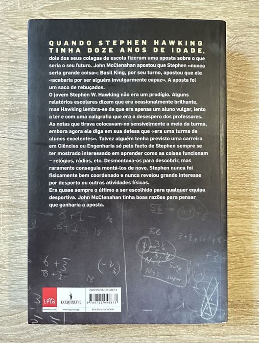 Livro "Stephen Hawking As Aventuras de uma Vida" de Kitty Ferguson