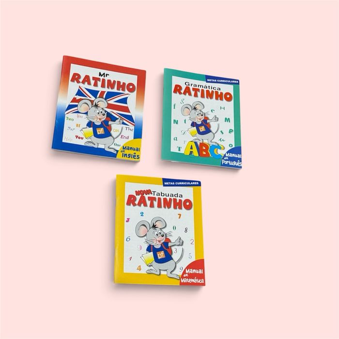 Ratinho : Manual de portugues + Matemática + inglês