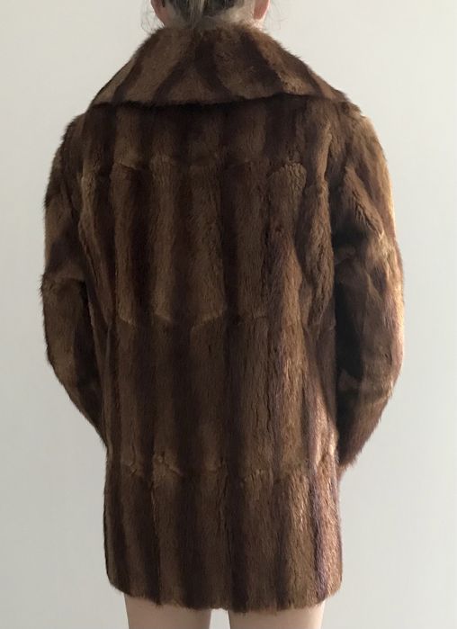 Futro z norek. Norki. Stan bardzo dobry. 90cm długości.