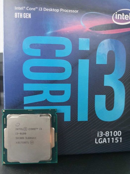 Intel Core i3 8100 (Coffee Lake) (LGA 1151-v2) + стандарт вентилятор