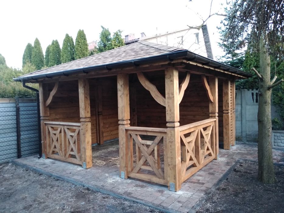 Wiaty.altanki.domki.altany.taras.tarasy 3,5x3,5m