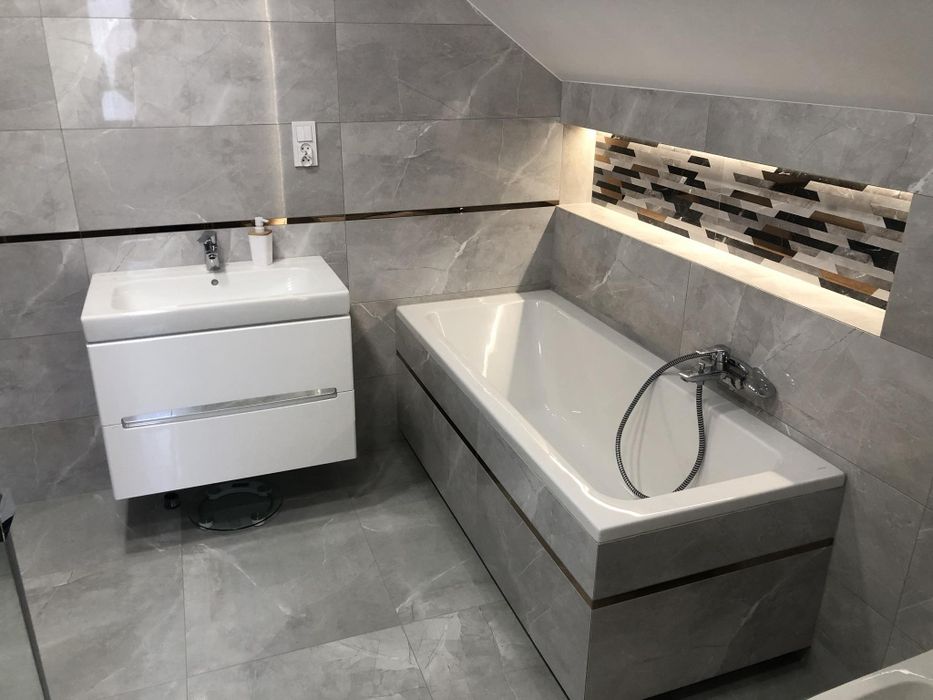 Kompleksowe remonty łazienek, sufity I zabudowy GK