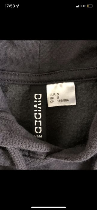Bluza szara nasa z kapturem