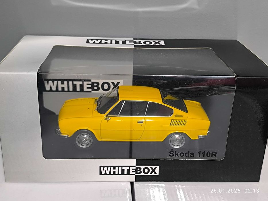Zestaw Modeli SKODA 1:24 Whitebox 105L 110R 1000MB - nie Hachette