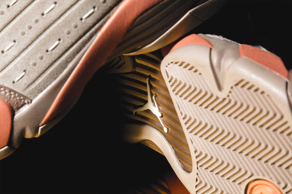 Desconto - Clot x Air Jordan 14 Low Terracota