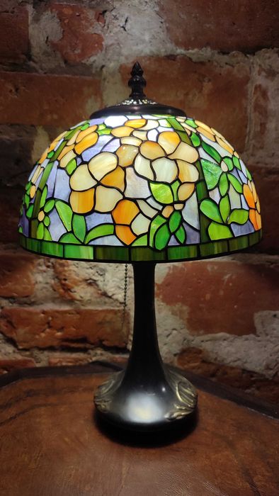 Lampa witrażowa Azalea 10"
