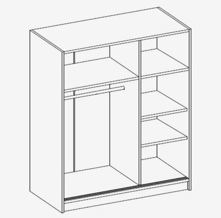 Roupeiro de madeira + comoda