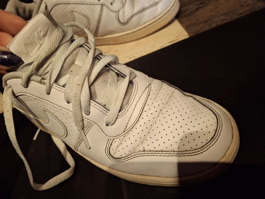 Buty męskie białe nike