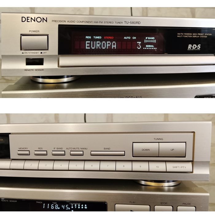 DENON PMA-480R, DCD-615,TU-580RD Stereo Hi-Fi