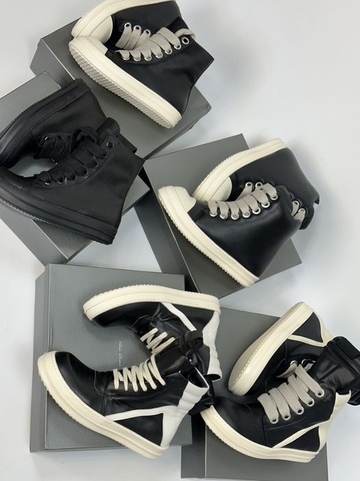 Rick Owens Ramones Geobasket Jumbo High Low Mega Double Opium кеды 43