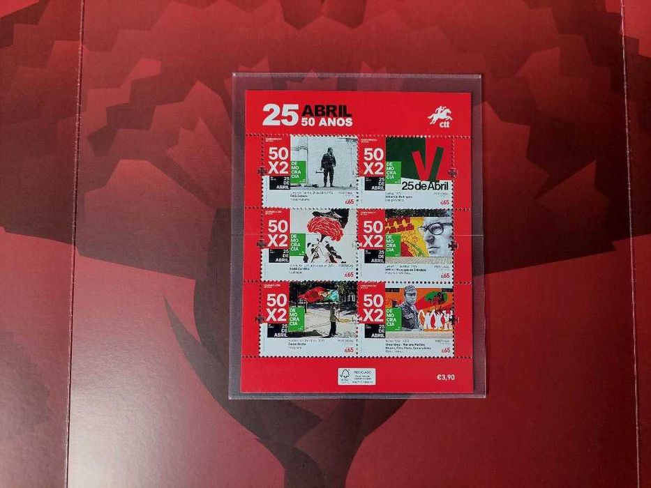25 ABRIL - 50 anos democracia - livro CTT - 2024