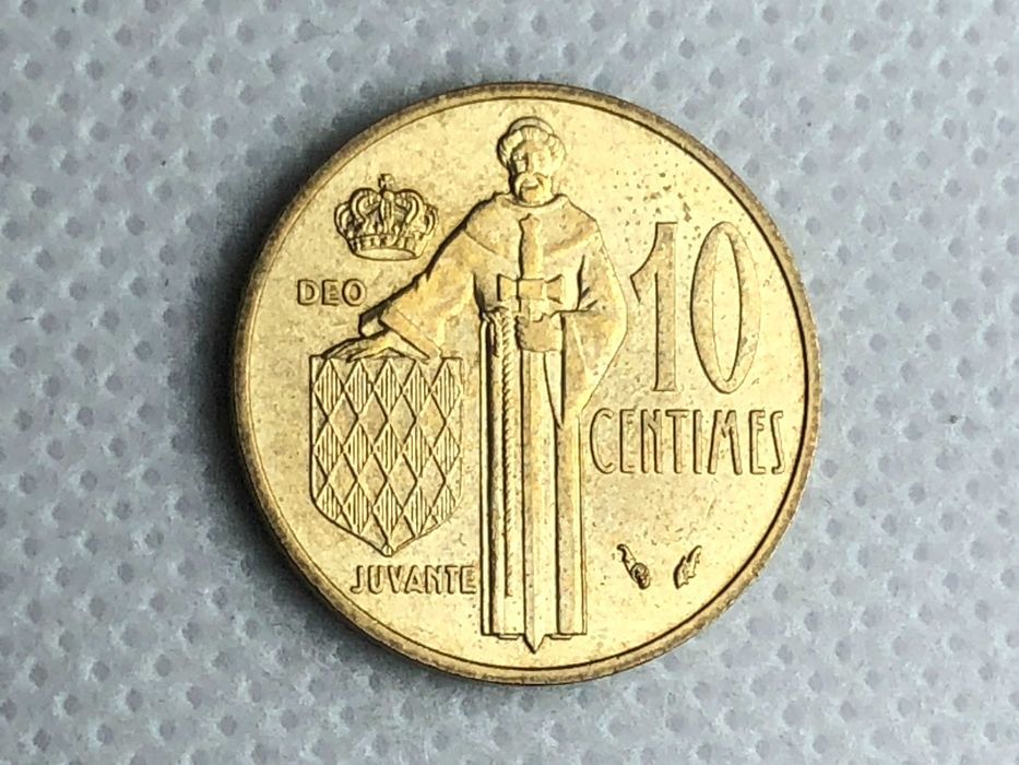 Mónaco 1982 - 10 Centimes Cobre-alumínio