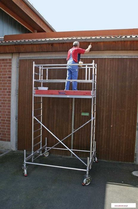 ADAMEK. Rusztowanie aluminiowe jezdne, przejezdne. WYNAJEM