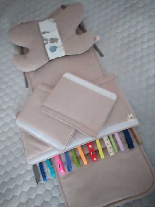 Komplet do wózka Velvet, Bawełna Promocja!