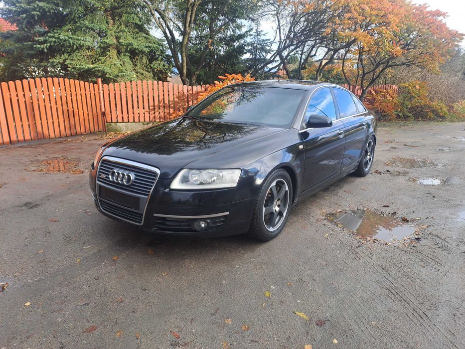 AUDI A6 C6 Czarny Sedan