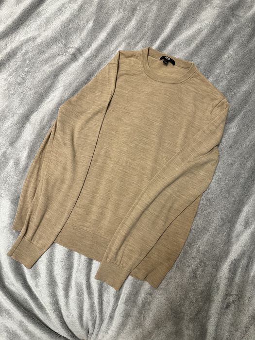 реглан шерсть Uniqlo кемел