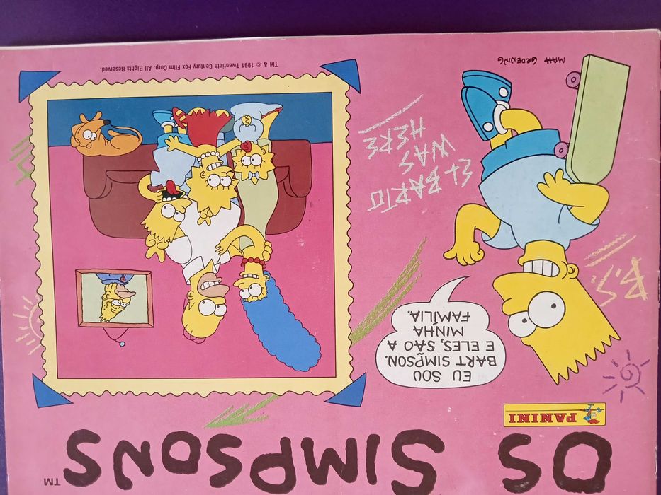 Cadernetas Cromos Anos 80: Robin Hood+Os Simpsons+Os Records v.p.ind.